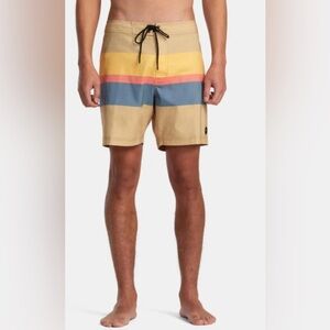 NWT RVCA Mens Boardshorts Westport 17", size 38, Beach Resort Pool Vacation
